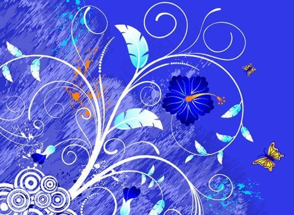 花纹背景图片eps,ai矢量模版下载