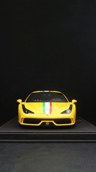 黄色的跑车高清摄影图片