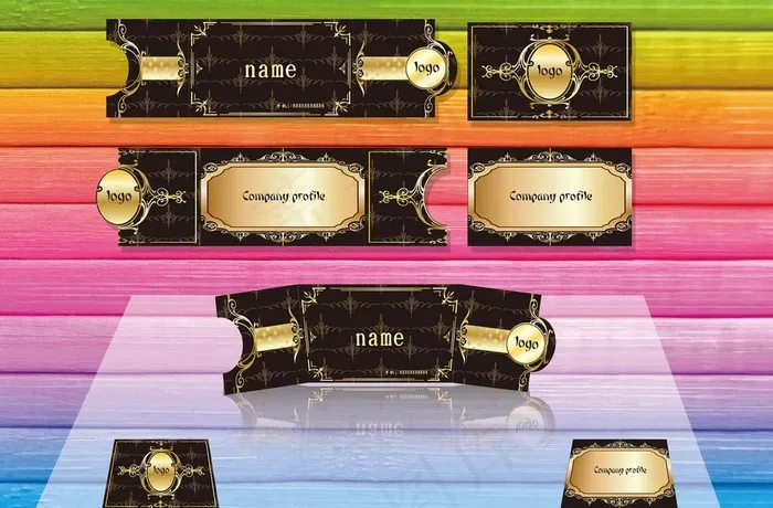 欧式高档名片图片(4409X3150(DPI:400))psd模版下载