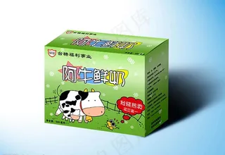 牛奶包装设计图片