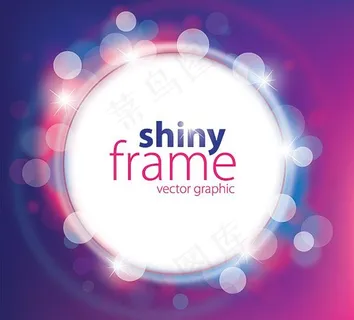 璀璨光晕背景矢量素材