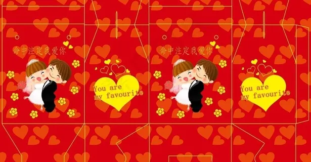 喜糖礼盒包装图片