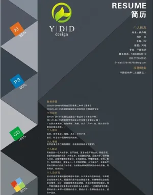 个人简历图片