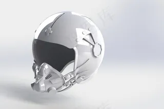 战斗机飞行员的头盔