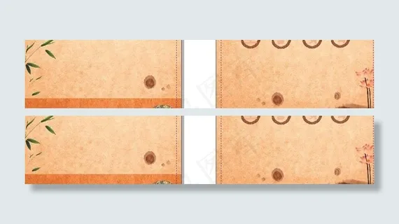 古典水墨名片图片