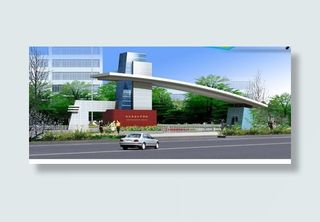 小区入口3d模型下载3d模型 7