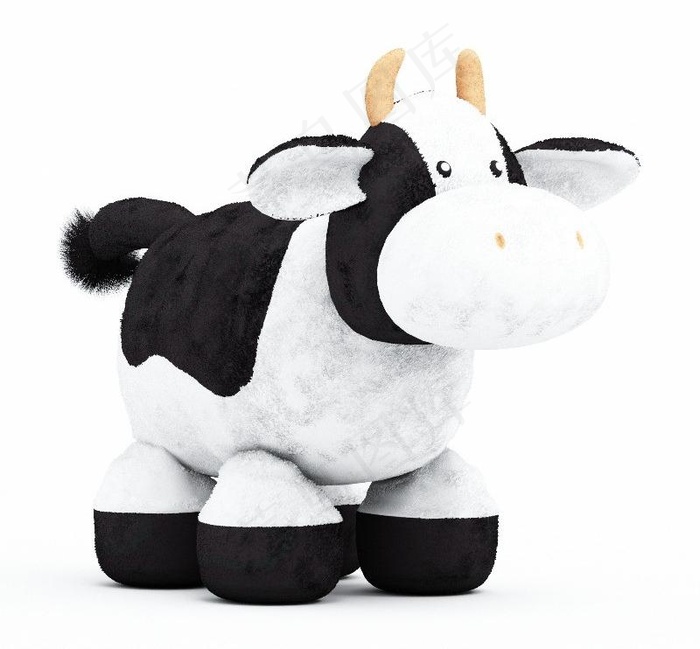奶牛毛绒玩具图片