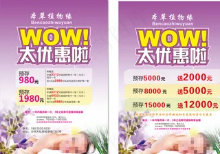 美容促销单页图片