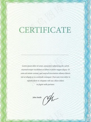 证书背景花纹图片