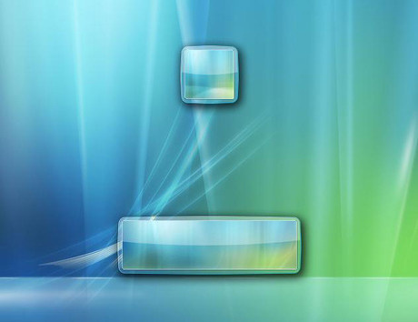清新跳跃windows7风格psd...psd模版下载
