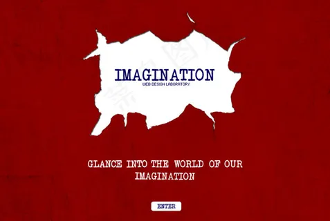 红色视觉flash网站模板