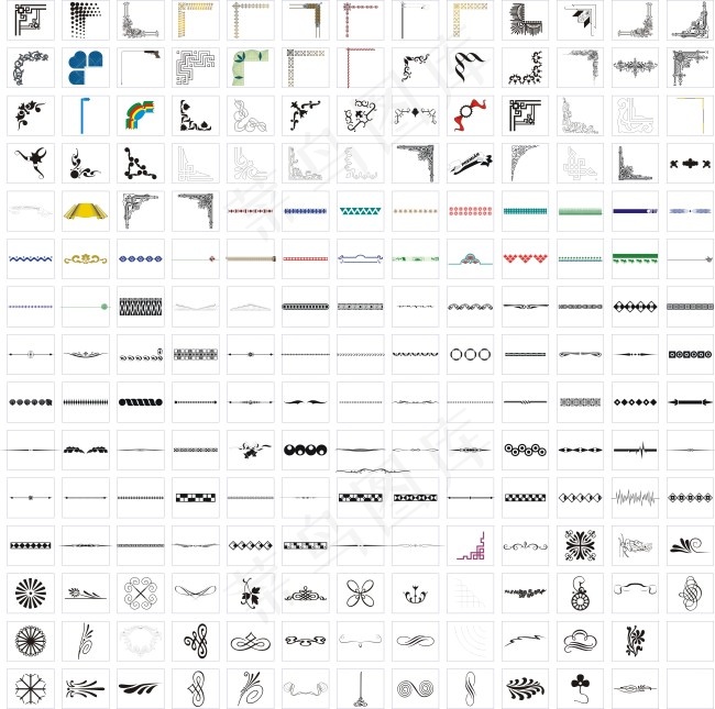 边框cdr矢量模版下载