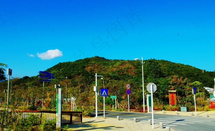 龙岗南澳一路风景山水图片