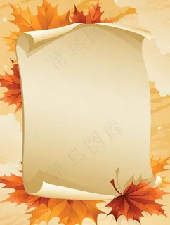 枫叶主题矢量素材图片