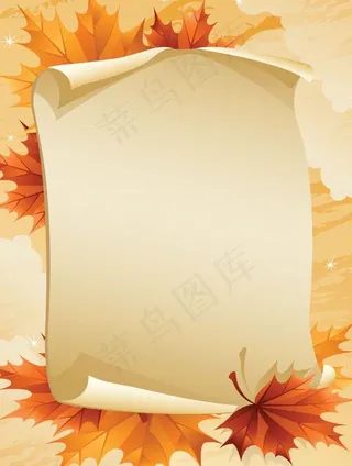 枫叶主题矢量素材图片