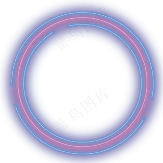 促销霓虹灯边框,免抠元素