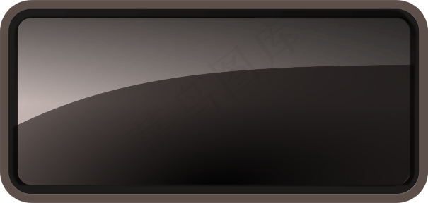 有光泽的黑色矩形