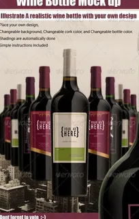 高档葡萄酒瓶图片