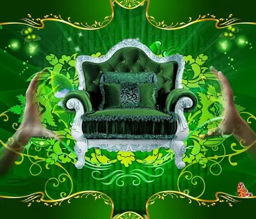 创意绿色海报图片