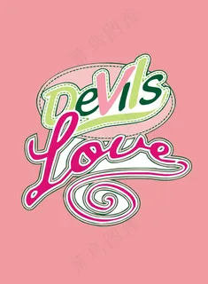 前卫街头元素科技感插画T恤图案