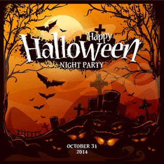 万圣节背景设计