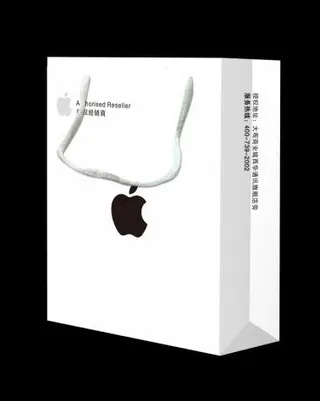 苹果手提袋(矢量文件为平面图)图片