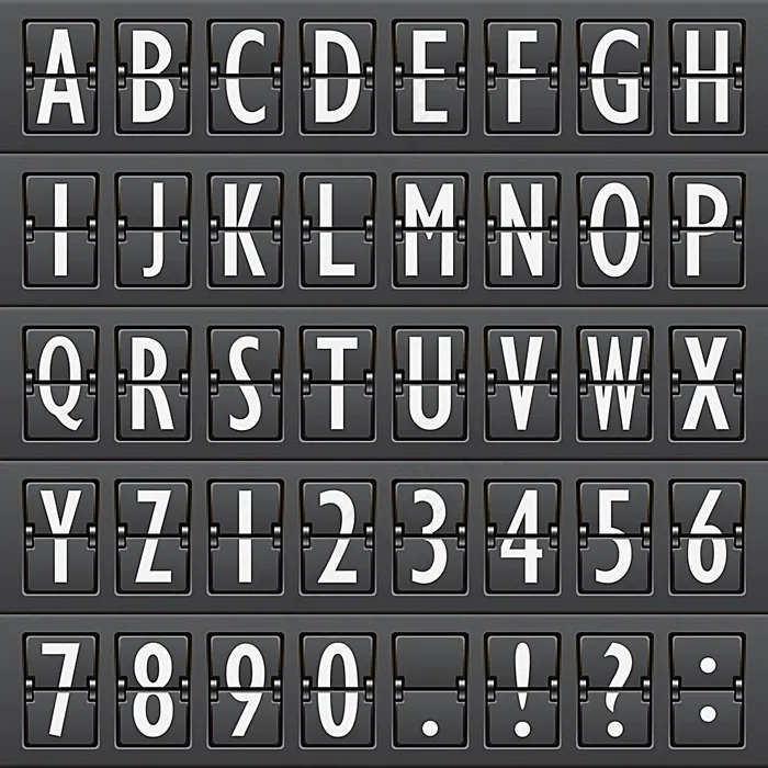 矢量日历字体设计eps,ai矢量模版下载