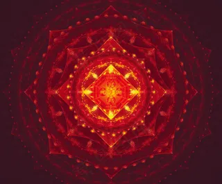 中式红色魔法阵