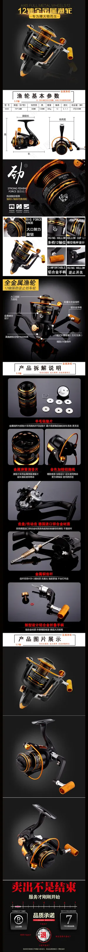 渔轮详情页淘宝电商设计