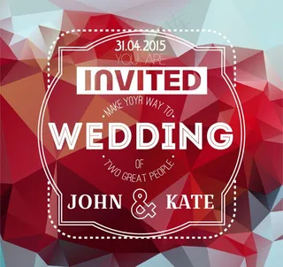 婚礼邀请卡图片