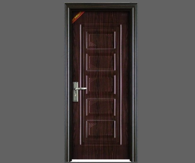 3d 深褐色房间门贴图