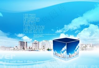 婚纱艺术相册PSD模板