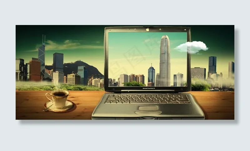 现代城市图片(5315X2598(DPI:300))psd模版下载