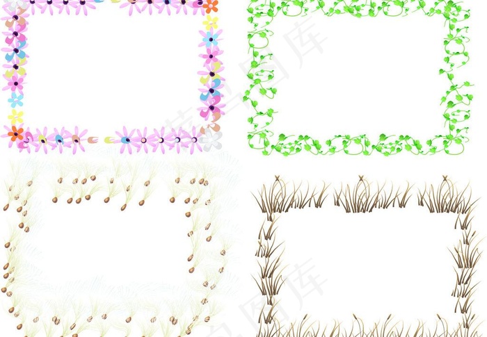 花框图片cdr矢量模版下载