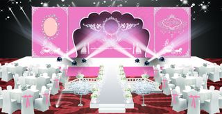 婚礼舞台背景