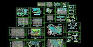 北京某公园小区规划设计施工图