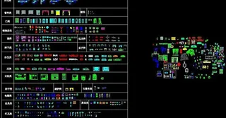 CAD立面模块-室内