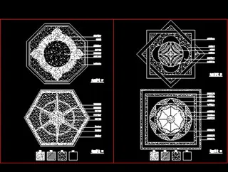 花街铺地、石材拼花、中式铺地-ca...