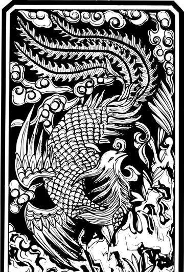 清代（上）版画 装饰画 中华图案五千年 矢量 AI格式_0837ai矢量模版下载