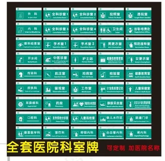 医院科室牌门牌专家诊断室门诊所单位