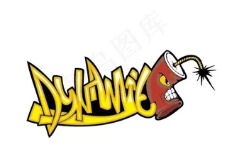 有趣的涂鸦字母设计矢量图01