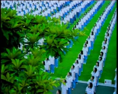 升国旗场景实拍视频素材