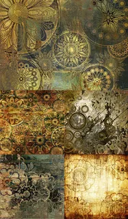 仿旧古典装饰纹样壁纸素材 仿旧古典装饰纹样壁纸素材