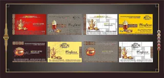 创意潮流名片设计矢量素材