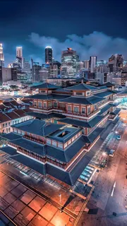 现代城市特色建筑高清摄影图片