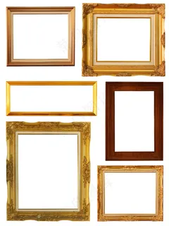 套老式金镜框分离