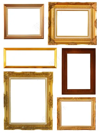 套老式金镜框分离