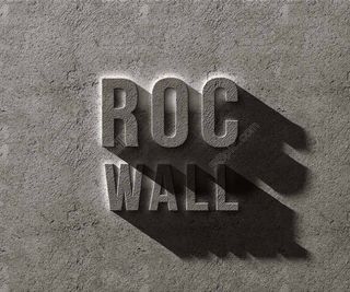 石头质感LOGO设计贴图模版