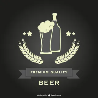 啤酒瓶玻璃设计背景
