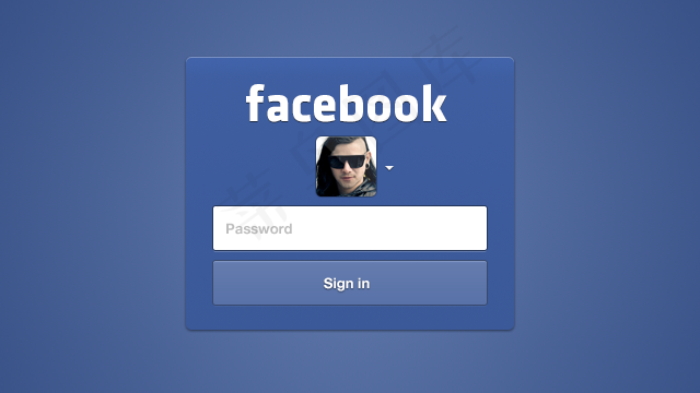 facebook界面psd模版下载